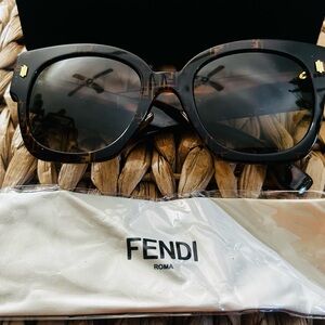 Fendi Women's Tortoise Shell Sunglasses